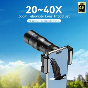 Telephoto Lens for Phone 20X-40X