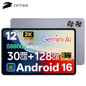 Tablet 12 inch Android 16