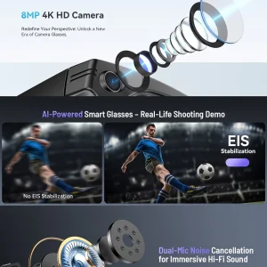 Camera video glasses, smart translation, object recognition